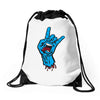 overheadkick tees Drawstring Bags