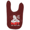 my girl wants to party all the time Baby Bibs