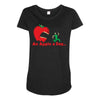 an apple a day Maternity Scoop Neck T-shirt