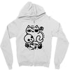 badass cat Zipper Hoodie