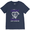 i'm not spoiled my husband just loves me V-Neck Tee