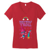 birthday troll Women's V-Neck T-Shirt
