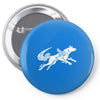 okami tribute wolf ladies Pin-back button