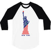 4th of july 3/4 Sleeve Shirt