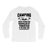 Camping Where Friends And Marshmallow Get Toasted At The Same Time Long Sleeve Shirts