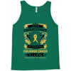 Never Underestimate the Strength of a Childhood Cancer Warrior Tank Top