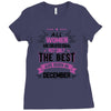 All Women Created Equal But The Best Born In December Ladies Fitted T-Shirt