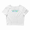 homophones are gay Crop Top