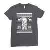 christmas saiyan prince Ladies Fitted T-Shirt