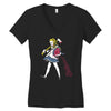 off with her hea Women's V-Neck T-Shirt