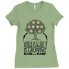 Our Family Is Growing One By One Ladies Fitted T-Shirt