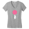 bubble moon Women's V-Neck T-Shirt