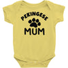 pekingese mum Baby Onesie