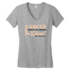 Cancer Picked The Wrong Diva Women's V-Neck T-Shirt