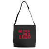 go step on a lego Adjustable Strap Totes