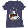 marshmallow man Ladies Fitted T-Shirt