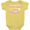 I Love Someone with Breast Cancer to The Moon and Back to Infinity Baby Bodysuit