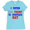 i voted for trump to overturn gay Ladies Fitted T-Shirt
