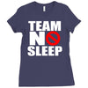 team no sleep Ladies Fitted T-Shirt