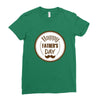 HAPPY FATHER DAY Ladies Fitted T-Shirt