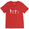 liberty gun beer V-Neck Tee