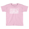 Animals Are Not Ingredients Toddler T-shirt