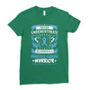 Never Underestimate the Strength of a Prostate Cancer Warrior Ladies Fitted T-Shirt