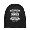 Super Cool Pawpaw Of A Freaking Awesome Granddaughter Baby Beanies