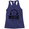 music is my life Racerback Tank