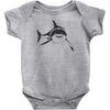 sharks with frickin laser beams t shirt soft funny austin powers tee d Baby Onesie