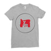please red Ladies Fitted T-Shirt