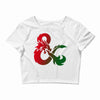 dungeons dragons logo Crop Top