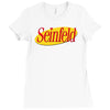 new seinfeld logo Ladies Fitted T-Shirt