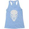 minimalist reaper mask Racerback Tank