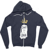 don't be a dick Zipper Hoodie
