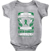 Never Underestimate The Strength Of A Liver Cancer Warrior Baby Bodysuit