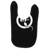 el q white logo Baby Bibs