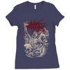 cattle decapitation (alone at the landfill) Ladies Fitted T-Shirt