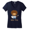 hello tree Women's V-Neck T-Shirt
