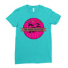 mustache Ladies Fitted T-Shirt