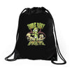 zombie baby apocalypse Drawstring Bags
