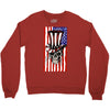 july 4th skull Crewneck Sweatshirt