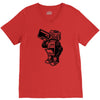 dance robot music old V-Neck Tee