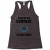 sarcastic comment loading Racerback Tank