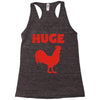 huge cock Racerback Tank