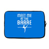 meet me at the barre ballet shoes funny Laptop sleeve