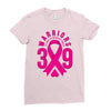 end breast cancer   39 warriors Ladies Fitted T-Shirt