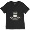 premium vintage 1975 classic perfectly aged limited edition V-Neck Tee