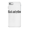 black and yellow iPhone 7 Case