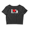ladies i love michigan craft beer Crop Top